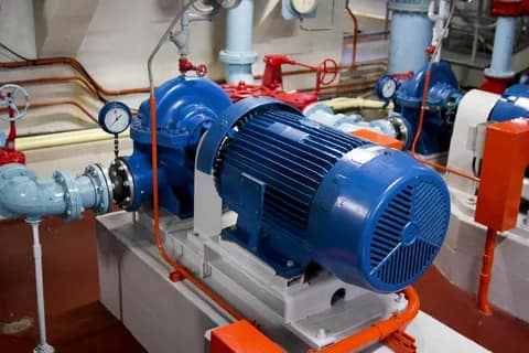 Запуск крупных насосов